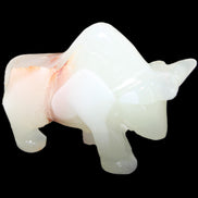 Afghan Jade hand-carved Bull 98*29*71mm 213g in sunlight - Rocks and Things Store