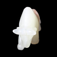 Afghan Jade hand-carved Bull 98*29*71mm 213g in sunlight - Rocks and Things Store