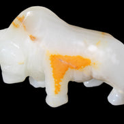 Afghan Jade hand-carved Bull 113*33*67mm 245g in sunlight - Rocks and Things Store