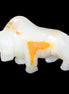 Afghan Jade hand-carved Bull 113*33*67mm 245g in sunlight - Rocks and Things Store