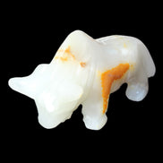 Afghan Jade hand-carved Bull 113*33*67mm 245g in sunlight - Rocks and Things Store