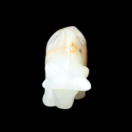 Afghan Jade hand-carved Bull 113*33*67mm 245g in sunlight - Rocks and Things Store