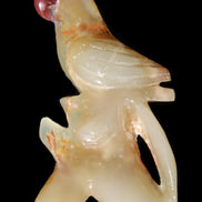 Afghan Jade hand-carved Bird 80*33*132mm 376g in sunlight - Rocks and Things Store