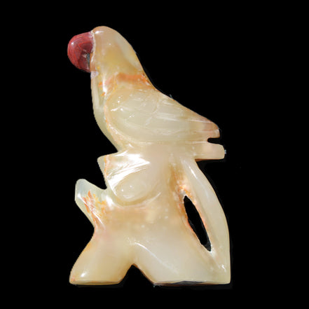 Afghan Jade hand-carved Bird 80*33*132mm 376g in sunlight - Rocks and Things Store