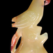 Afghan Jade hand-carved Bird 80*33*132mm 376g in sunlight - Rocks and Things Store