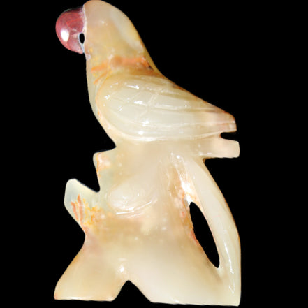 Afghan Jade hand-carved Bird 80*33*132mm 376g in sunlight - Rocks and Things Store