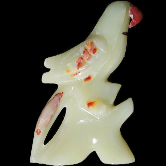 Afghan Jade hand-carved Bird 88*31*132mm 382g in sunlight - Rocks and Things Store