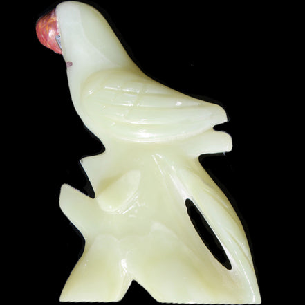 Afghan Jade hand-carved Bird 88*31*132mm 382g in sunlight - Rocks and Things Store