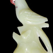 Afghan Jade hand-carved Bird 88*31*132mm 382g in sunlight - Rocks and Things Store