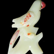 Afghan Jade hand-carved Bird 88*31*132mm 382g in sunlight - Rocks and Things Store
