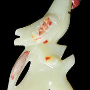 Afghan Jade hand-carved Bird 88*31*132mm 382g in sunlight - Rocks and Things Store