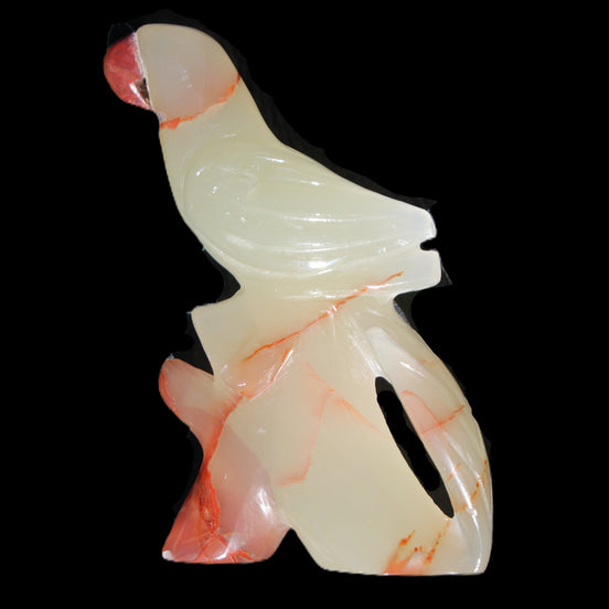 Afghan Jade hand-carved Bird 82*31*134mm 374g in sunlight - Rocks and Things Store