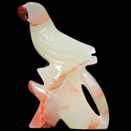 Afghan Jade hand-carved Bird 82*31*134mm 374g in sunlight - Rocks and Things Store