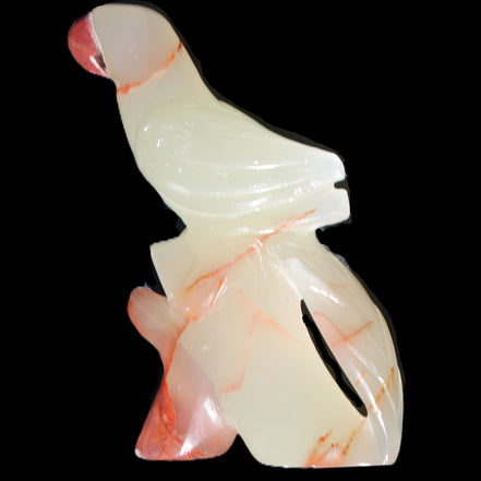 Afghan Jade hand-carved Bird 82*31*134mm 374g in sunlight - Rocks and Things Store