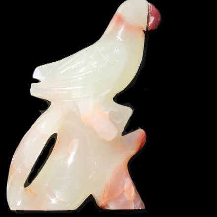 Afghan Jade hand-carved Bird 82*31*134mm 374g in sunlight - Rocks and Things Store