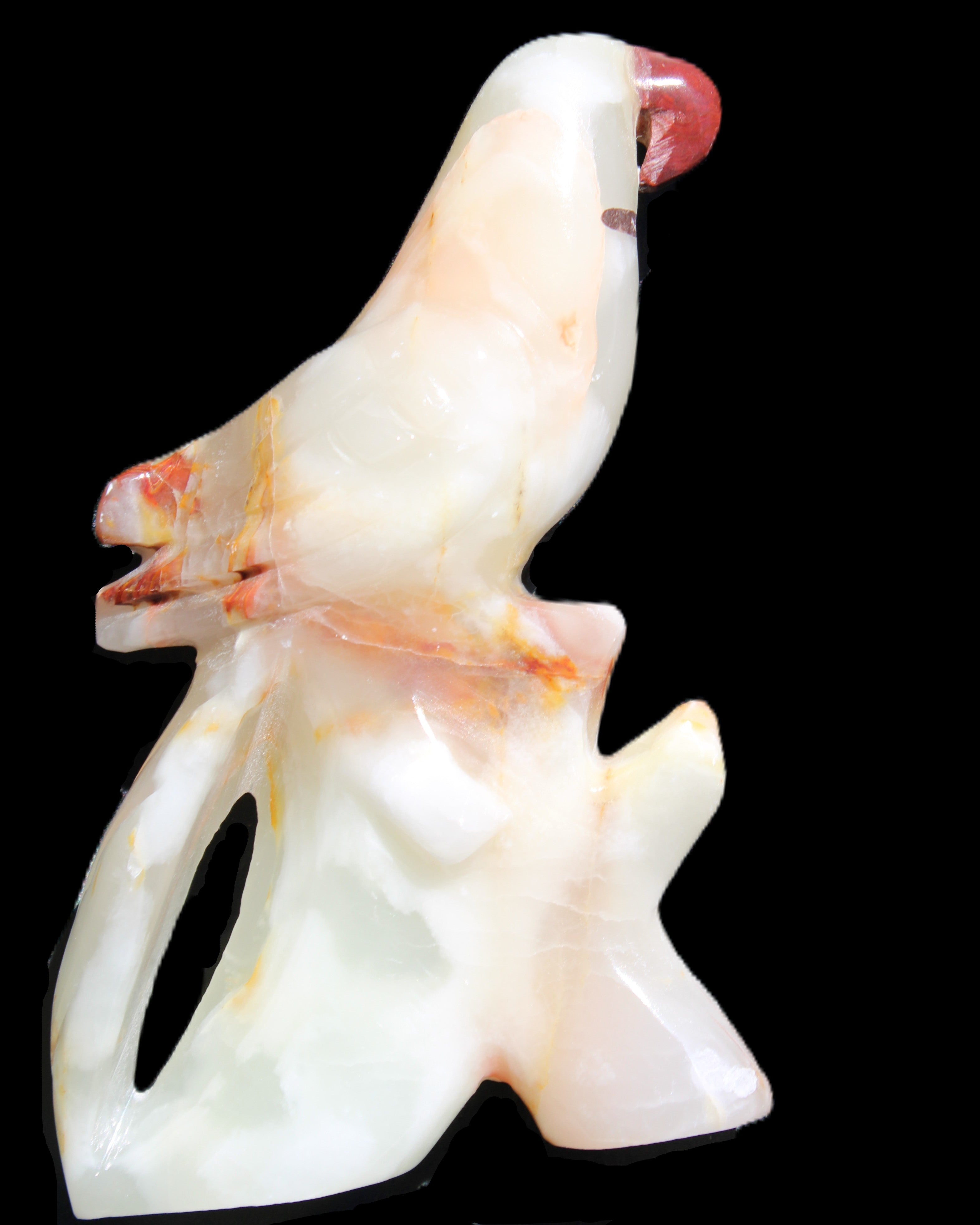 Afghan Jade hand-carved Bird 84*32*133mm 363g in sunlight - Rocks and Things Store