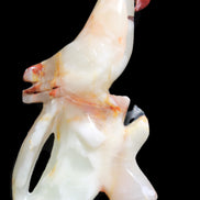 Afghan Jade hand-carved Bird 84*32*133mm 363g in sunlight - Rocks and Things Store