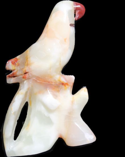 Afghan Jade hand-carved Bird 84*32*133mm 363g in sunlight - Rocks and Things Store