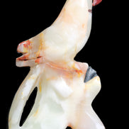 Afghan Jade hand-carved Bird 84*32*133mm 363g in sunlight - Rocks and Things Store