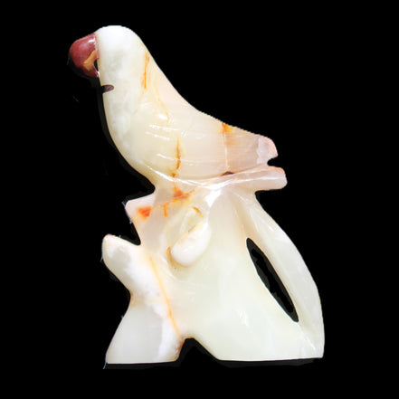Afghan Jade hand-carved Bird 84*32*133mm 363g in sunlight - Rocks and Things Store