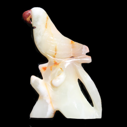Afghan Jade hand-carved Bird 84*32*133mm 363g in sunlight - Rocks and Things Store