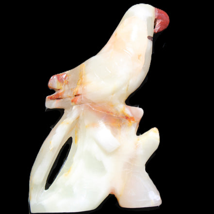 Afghan Jade hand-carved Bird 84*32*133mm 363g in sunlight - Rocks and Things Store