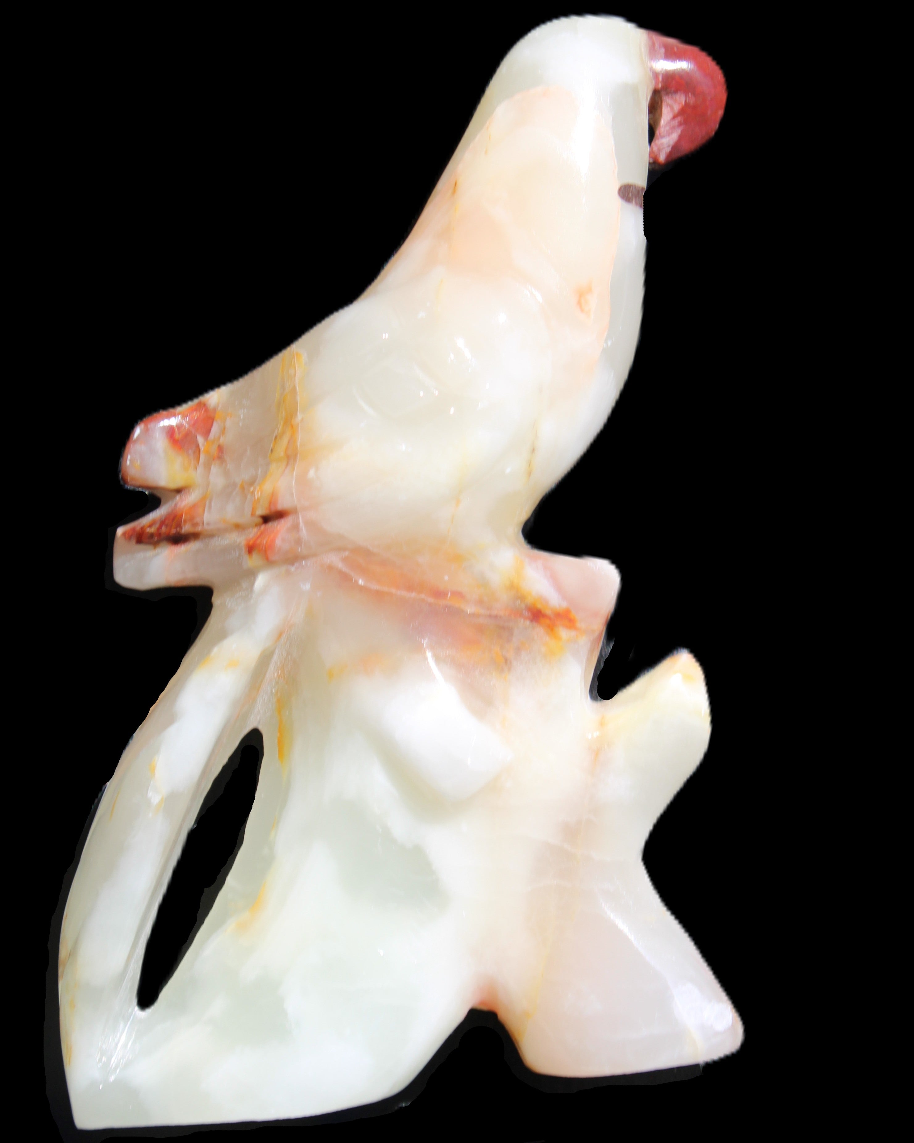 Afghan Jade hand-carved Bird 84*32*133mm 363g in sunlight - Rocks and Things Store