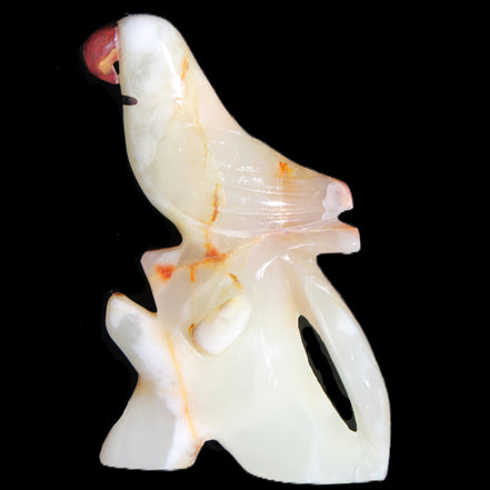 Afghan Jade hand-carved Bird 84*32*133mm 363g in sunlight - Rocks and Things Store