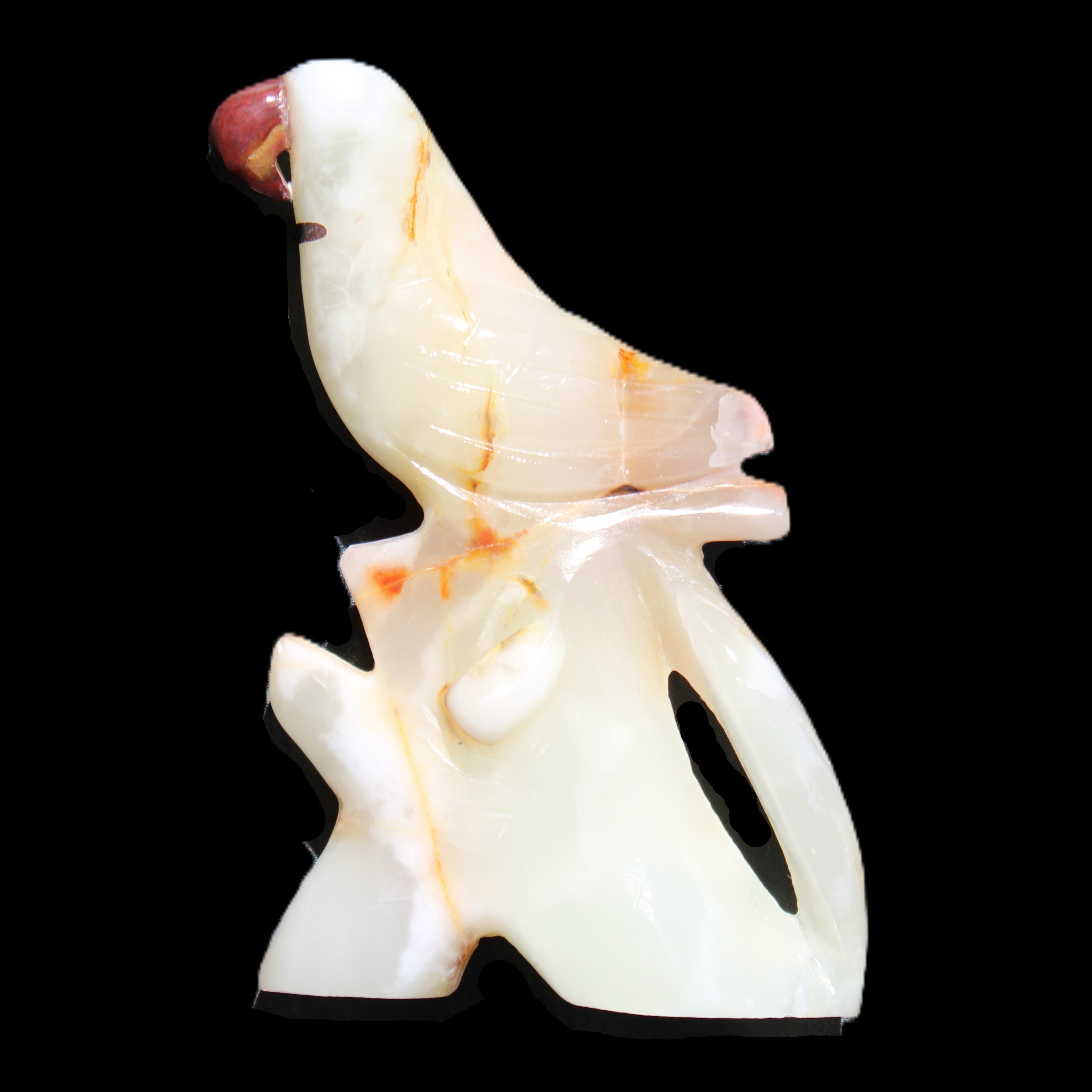 Afghan Jade hand-carved Bird 84*32*133mm 363g in sunlight - Rocks and Things Store