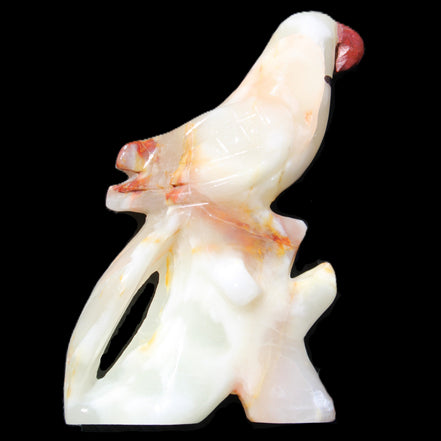 Afghan Jade hand-carved Bird 84*32*133mm 363g in sunlight - Rocks and Things Store