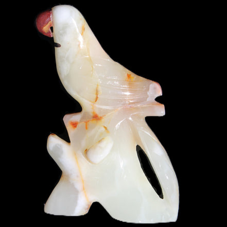 Afghan Jade hand-carved Bird 84*32*133mm 363g in sunlight - Rocks and Things Store