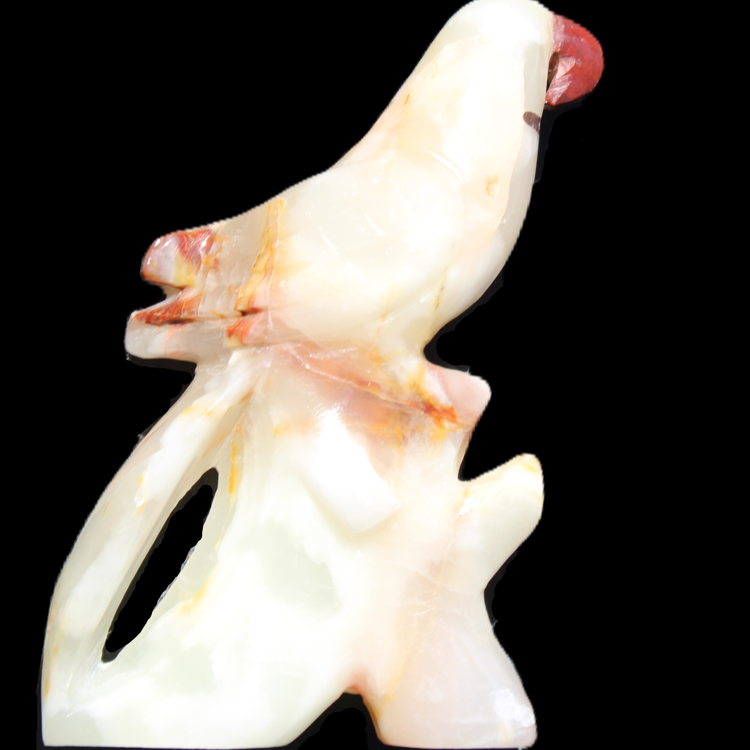 Afghan Jade hand-carved Bird 84*32*133mm 363g in sunlight - Rocks and Things Store