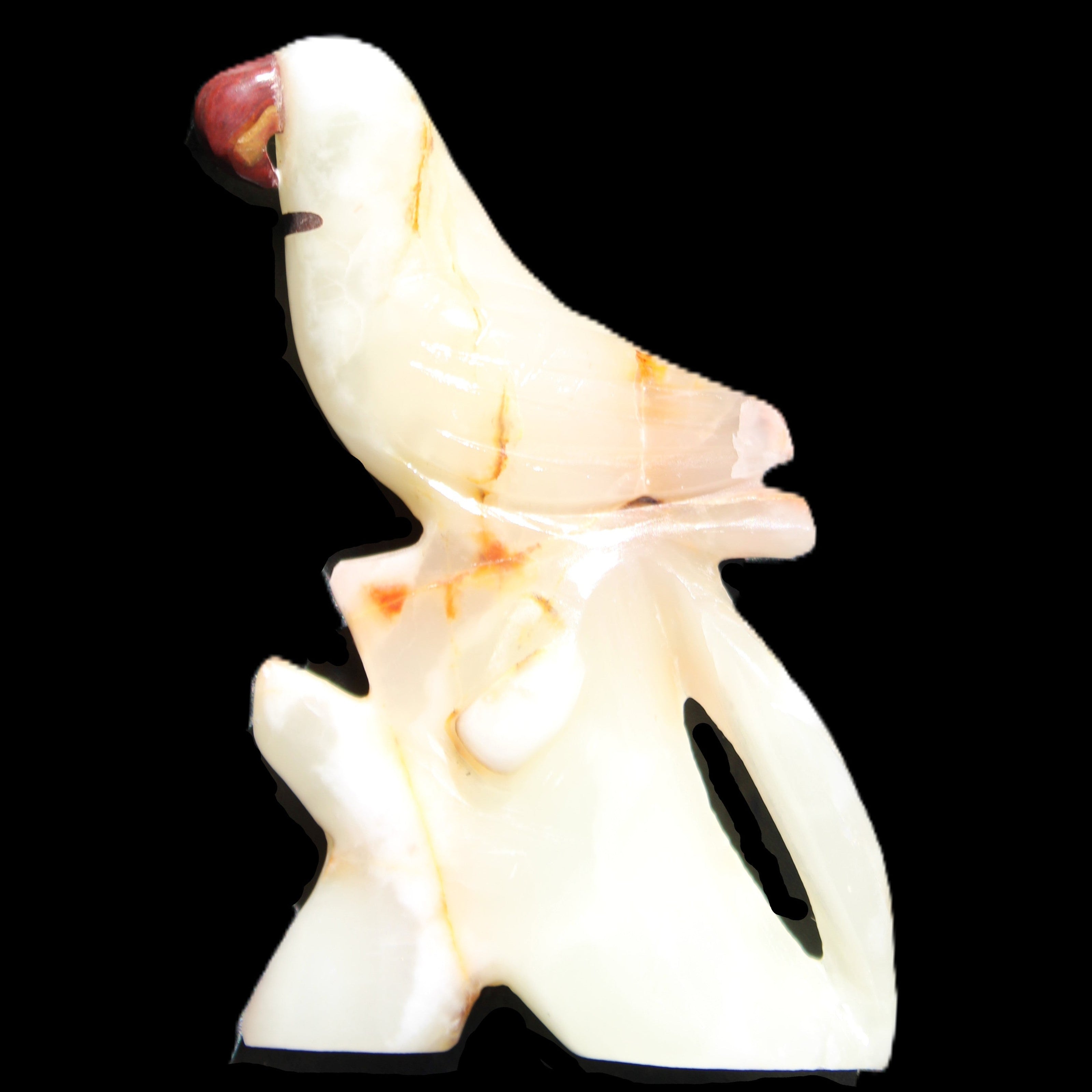 Afghan Jade hand-carved Bird 84*32*133mm 363g in sunlight - Rocks and Things Store