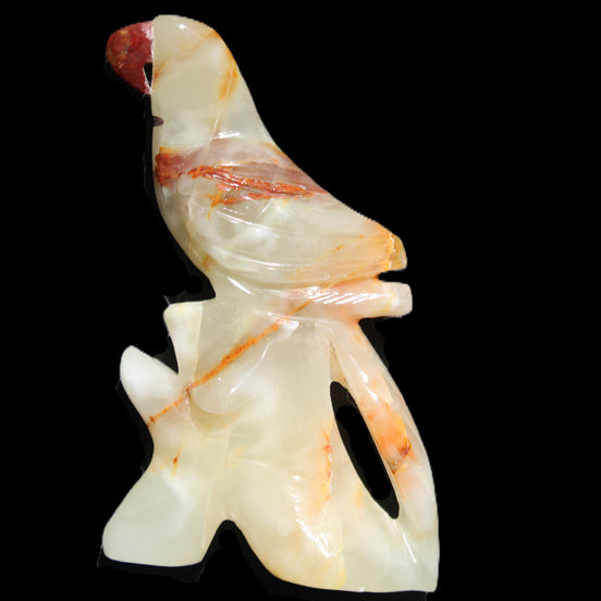 Afghan Jade hand-carved Bird 83*30*135mm 350g in sunlight - Rocks and Things Store