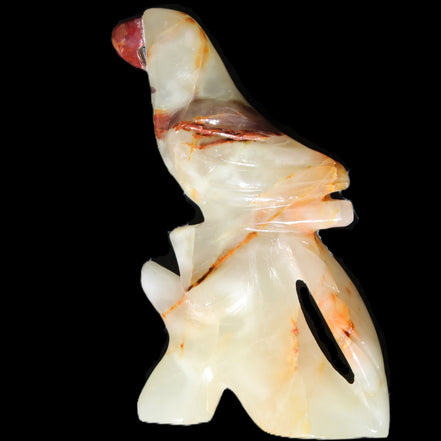 Afghan Jade hand-carved Bird 83*30*135mm 350g in sunlight - Rocks and Things Store
