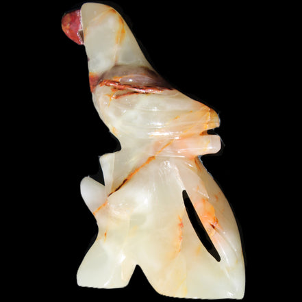 Afghan Jade hand-carved Bird 83*30*135mm 350g in sunlight - Rocks and Things Store