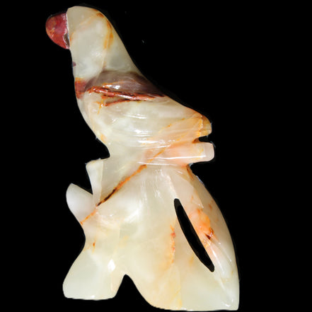 Afghan Jade hand-carved Bird 83*30*135mm 350g in sunlight - Rocks and Things Store