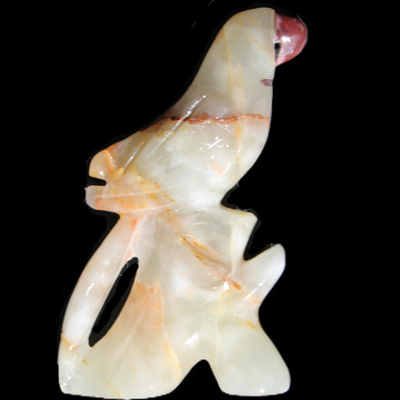 Afghan Jade hand-carved Bird 83*30*135mm 350g in sunlight - Rocks and Things Store