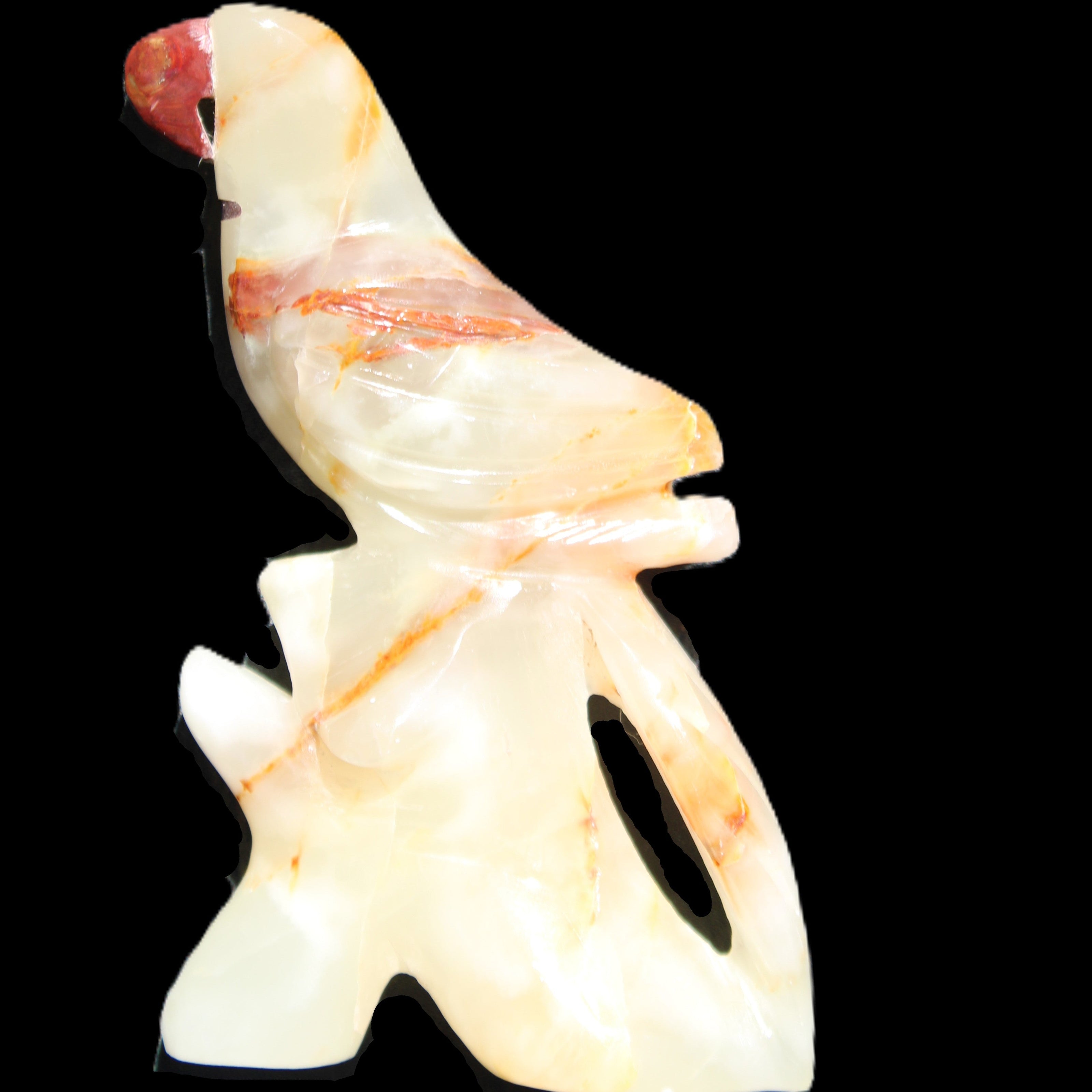 Afghan Jade hand-carved Bird 83*30*135mm 350g in sunlight - Rocks and Things Store