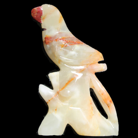 Afghan Jade hand-carved Bird 83*30*135mm 350g in sunlight - Rocks and Things Store