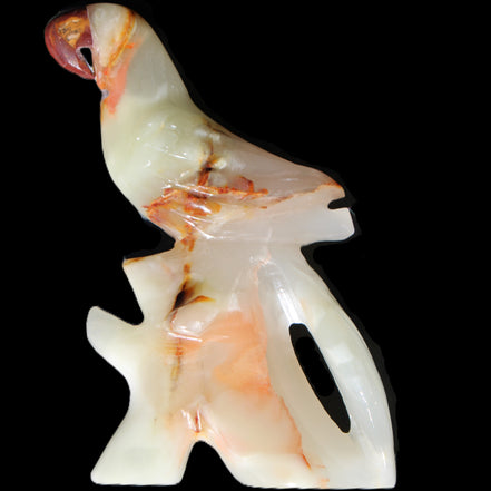 Afghan Jade hand-carved Bird 81*33*130mm 338g in sunlight - Rocks and Things Store