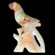 Afghan Jade hand-carved Bird 81*33*130mm 338g in sunlight - Rocks and Things Store