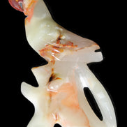 Afghan Jade hand-carved Bird 81*33*130mm 338g in sunlight - Rocks and Things Store