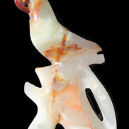 Afghan Jade hand-carved Bird 81*33*130mm 338g in sunlight - Rocks and Things Store