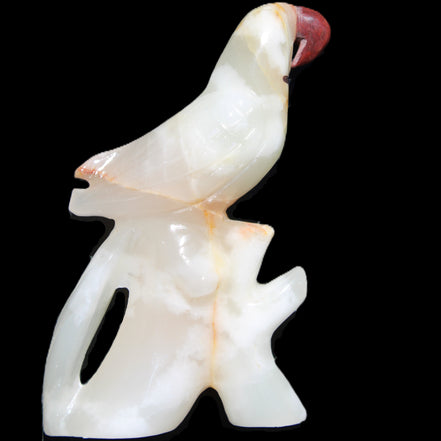 Afghan Jade hand-carved Bird 81*33*130mm 338g in sunlight - Rocks and Things Store