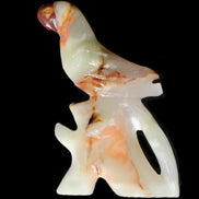 Afghan Jade hand-carved Bird 81*33*130mm 338g in sunlight - Rocks and Things Store