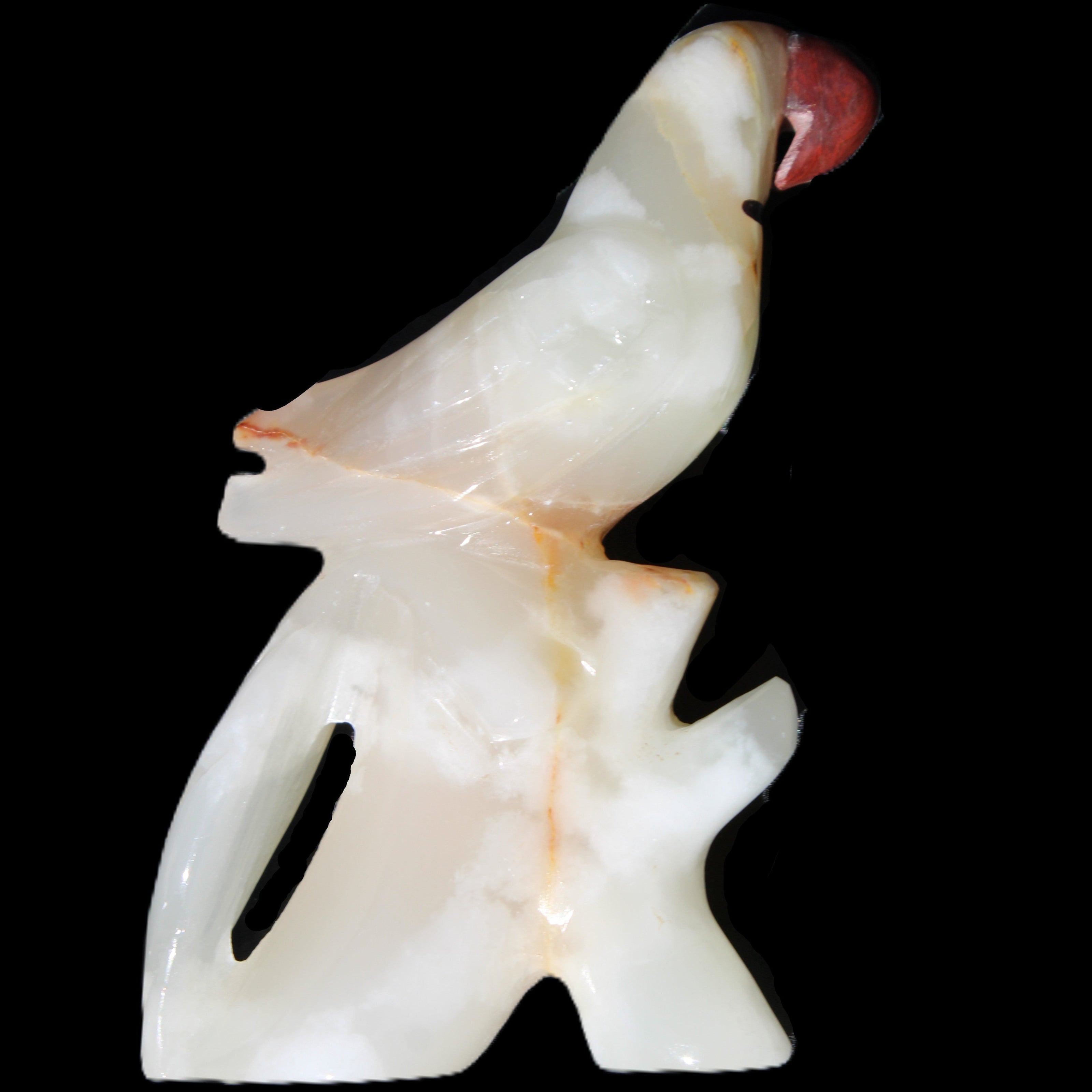 Afghan Jade hand-carved Bird 81*33*130mm 338g in sunlight - Rocks and Things Store