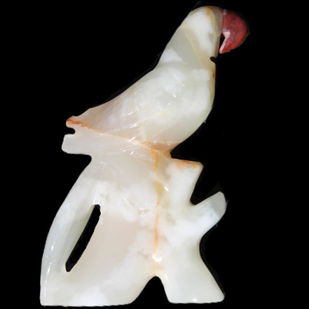 Afghan Jade hand-carved Bird 81*33*130mm 338g in sunlight - Rocks and Things Store