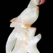 Afghan Jade hand-carved Bird 81*33*130mm 338g in sunlight - Rocks and Things Store