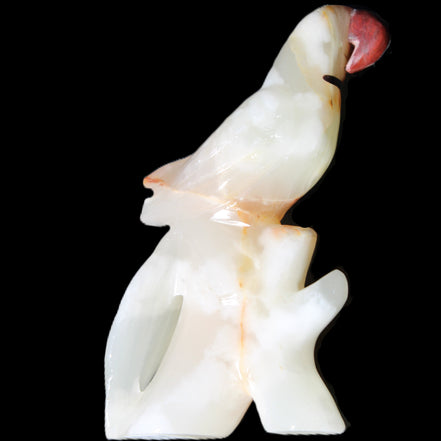 Afghan Jade hand-carved Bird 81*33*130mm 338g in sunlight - Rocks and Things Store